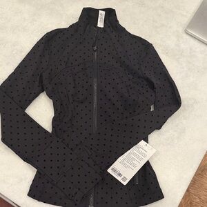 Lululemon flocked polka dot define jacket